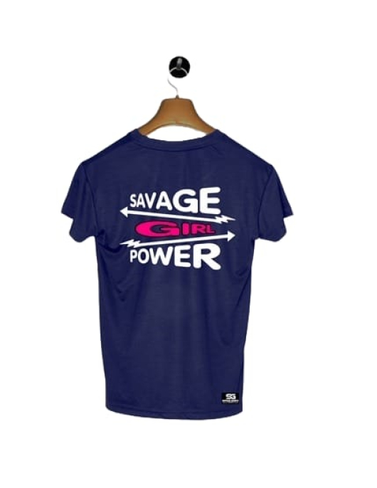 Women's Dry Fit - Savage Girl - Navy Blue Color