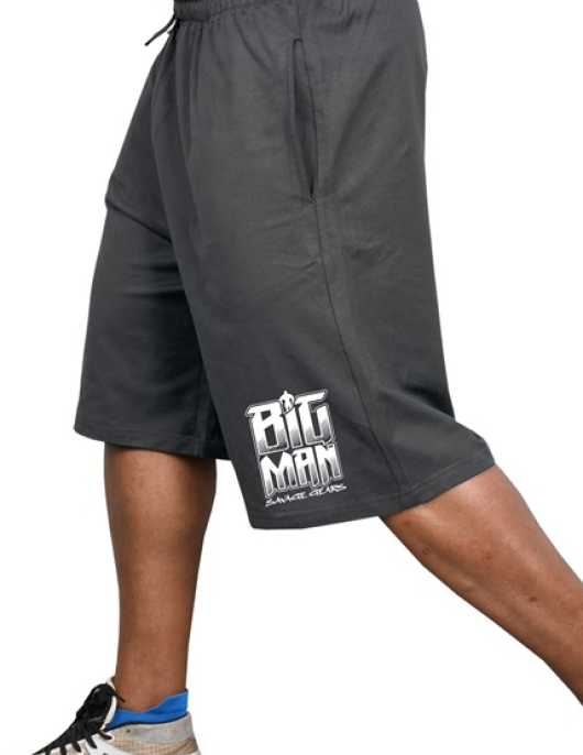 Men's Shorts - Big Man - Gunmetal Grey