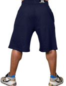 Men's Shorts - Plain Pattern - Navy Blue Color