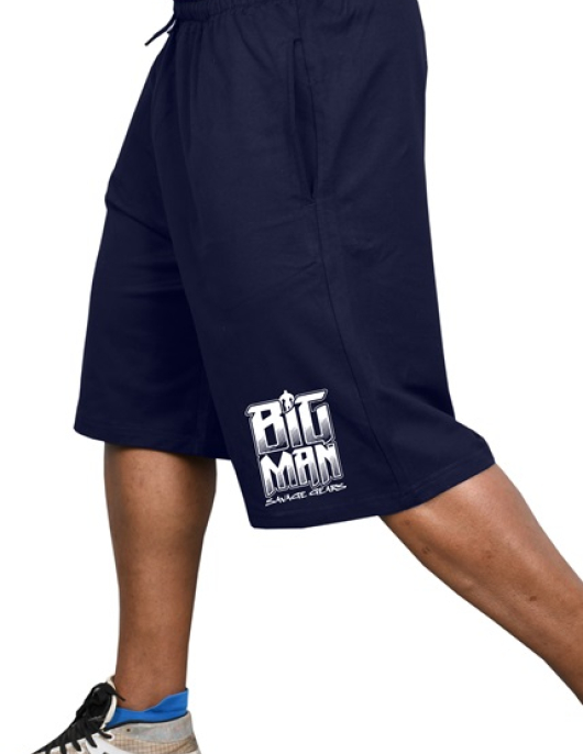 Men's Shorts - Big Man - Navy Blue