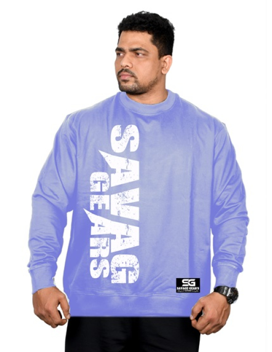 Men's Sweatshirt - Savage Signature - Ice Blue 