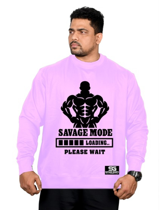 Men's Sweatshirt - Savage Mode - Lavender