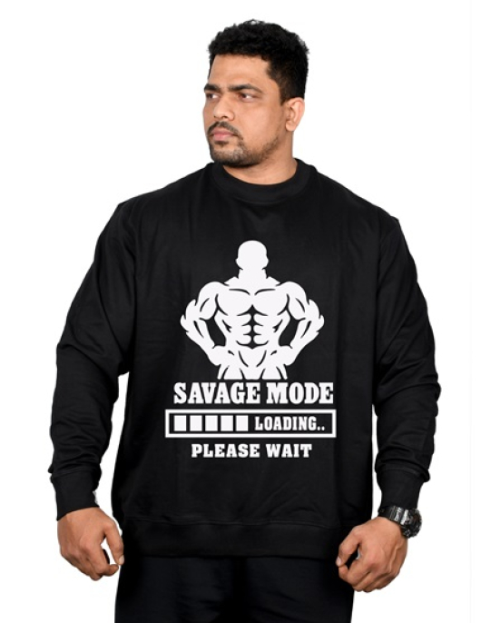 Men's Sweatshirt - Savage Mode - Charcoal Black