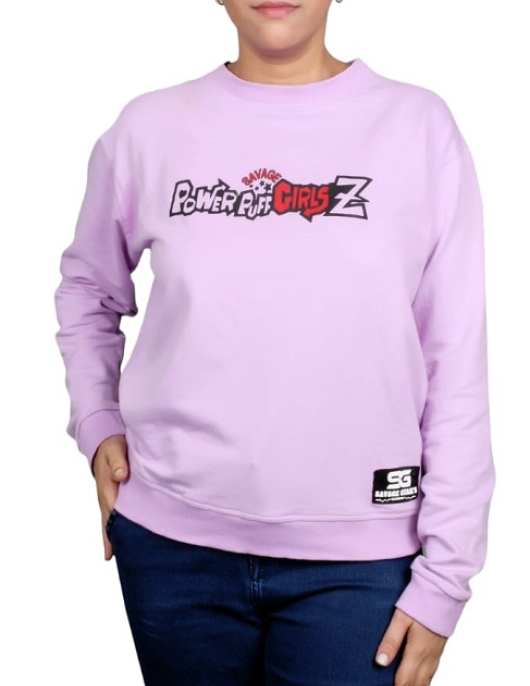 Savage Powerpuff - Lavendar Sweatshirt