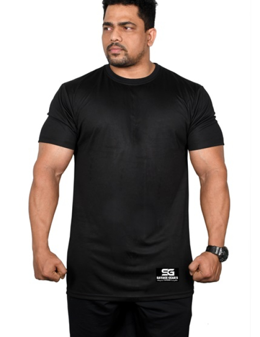 Men's Dry Fit - Plain Pattern - Black Color