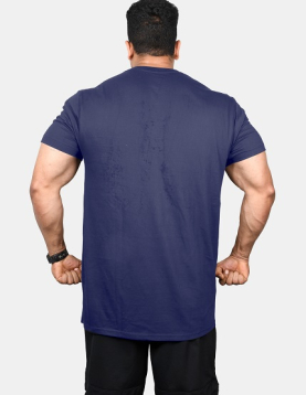 Men's Savage Gear's Dry Fit - Chest Print - Navy Blue