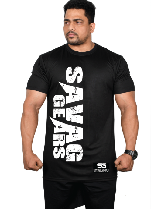 Men's Savage Gear's Dry Fit - Side Print - Black