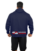 Men's Savage Beast - Navy Blue Hoodie