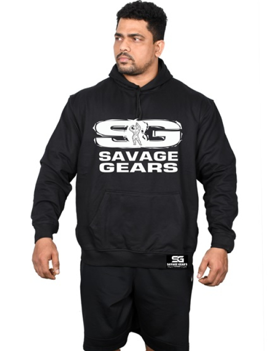 Men's Savage Gears - Charcoal Black Hoodie