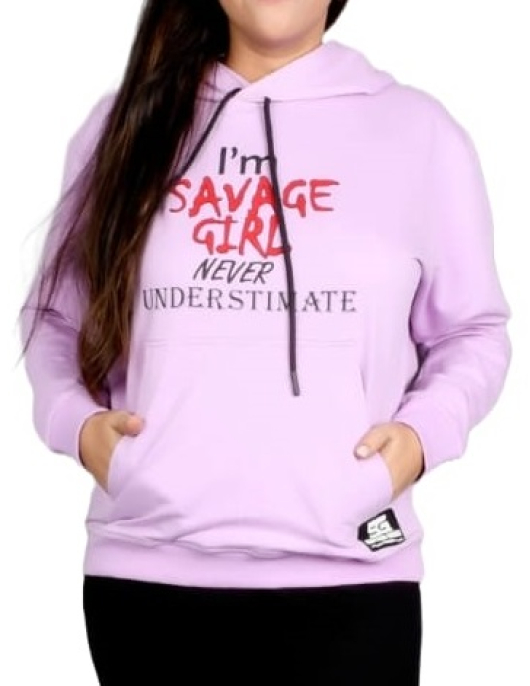 Savage Girl Hoodie - Lavendar