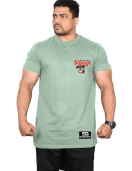 Men's Regular Fit Tshirt Savage Mode - Mint Green