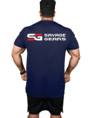 Men's Regular Fit Tshirt - Super Savage - Navy Blue