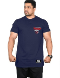 Men's Regular Fit Tshirt Savage Mode - Navy Blue
