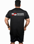 Men's Regular Fit Tshirt Super Savage - Black
