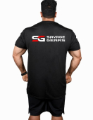 Men's Regular Fit Tshirt Super Savage - Black