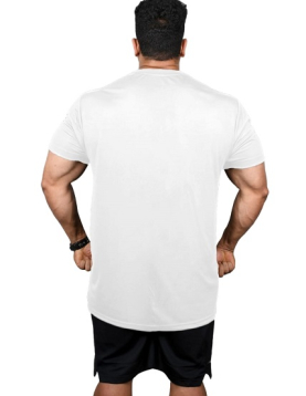 Men's Regular Fit Tshirt - Plain - White Color